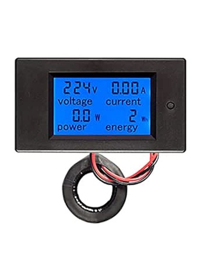 Digital AC Meter Multifunction LCD Display With Overload Alarm Backlight 80 260VAC 100A 22KW - Image 1
