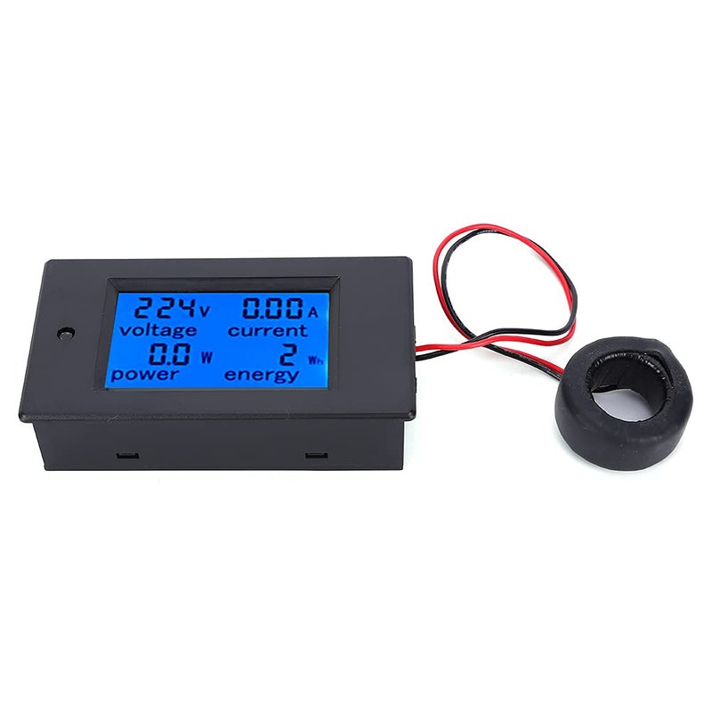 Digital AC Meter Multifunction LCD Display With Overload Alarm Backlight 80 260VAC 100A 22KW - Image 4