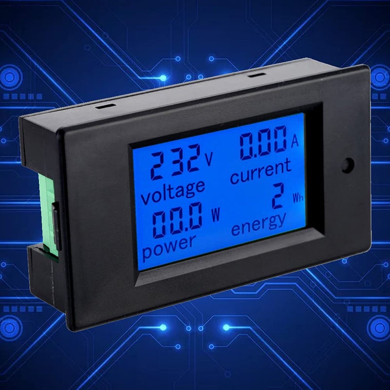 Digital AC Meter Multifunction LCD Display With Overload Alarm Backlight 80 260VAC 100A 22KW - Image 3