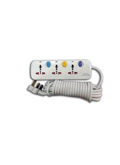 ABBASALI Universal Power Extension Cord 3 Way 