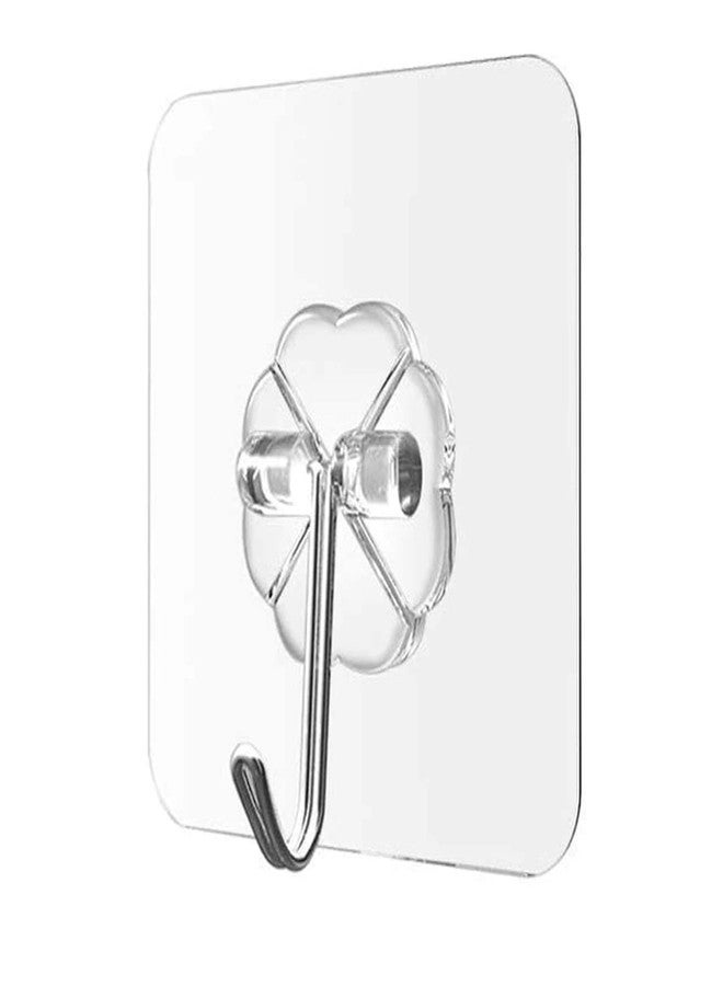 T TOPLINE Hook Set of 5 for Hanging Strong, Hooks for Wall Without Drilling,Hooks for Wall Seamless Design Weight Capacity 2kg - Image 3