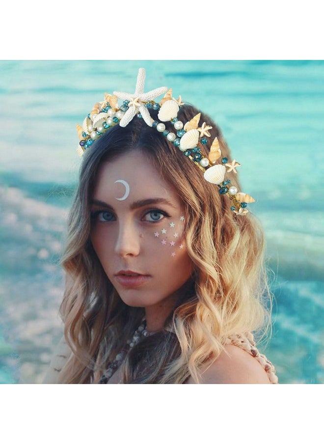 Boho Starfish Bride Wedding Tiaras And Crowns Gold Seashell Bridal Headbands Sea Star Beach Wedding Headwear For Women - pzsku/Z6580CA42A09980D11860Z/45/_/1733730116/c78897d1-a007-4340-89d4-717b56c0b0a9