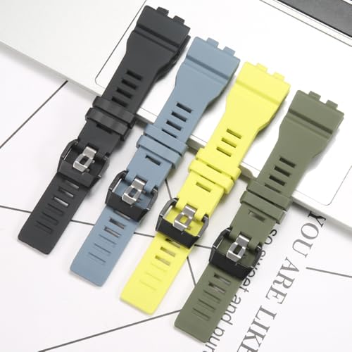 XBDSW Resin Watch Strap Compatible with Casio G-Squad GBA-800 Men's GBD800 Watch Band Sport Waterproof Rubber Replacement Bracelet Watch Accessories (Black) - Image 2