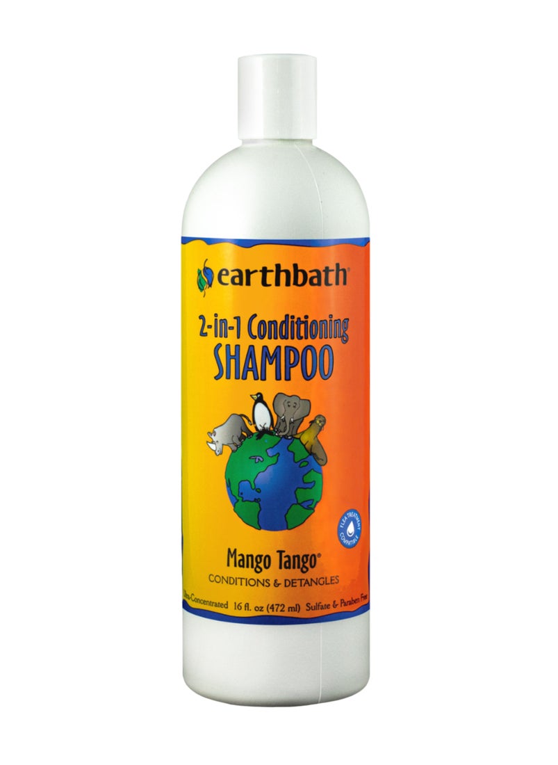 earthbath 2 In 1 Conditioning Shampoo Mango Tango  - Image 1
