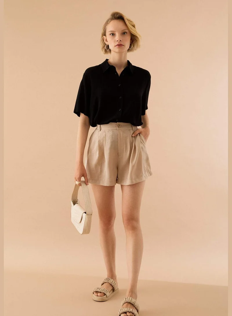 ديفاكتو Regular Fit Short Sleeve Printed Shirt