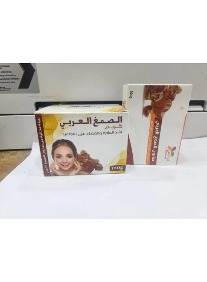 نواعم nawaem كريم الصمغ العربي لشد البشرة 120جرام