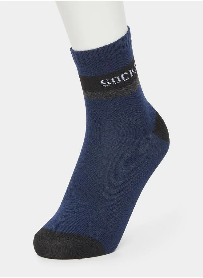 Styli Styli Set of 5 - Sport Lightweight Breathable Crew Socks