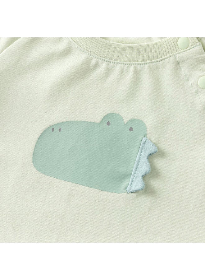 Dave & Bella Baby Summer Short Sleeve Romper Boy Crawling Suit - Image 2