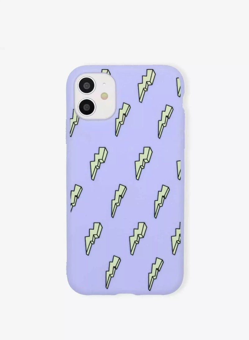 1pc Lightning Print Case Compatible With iPhone  - Image 1
