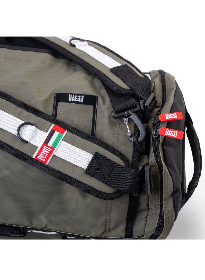 UAEJJ Polyester Duffle Bag For Unisex | Duffle Bag For Men | Duffle Bag For Women | Duffle Bag For Gym | Polyester Bag | Polyester Duffle Bag (Army Green) - Image 3