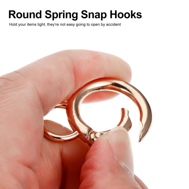 6Pcs Alloy Snap Hooks Gourd Design Keychain Clips for Bag Suitcase Craft DIY Accessories - Image 5