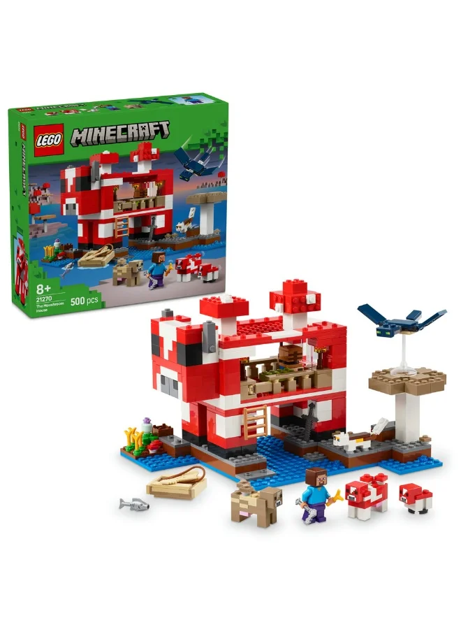 LEGO Minecraft The Mooshroom House 21270 (500) Pieces