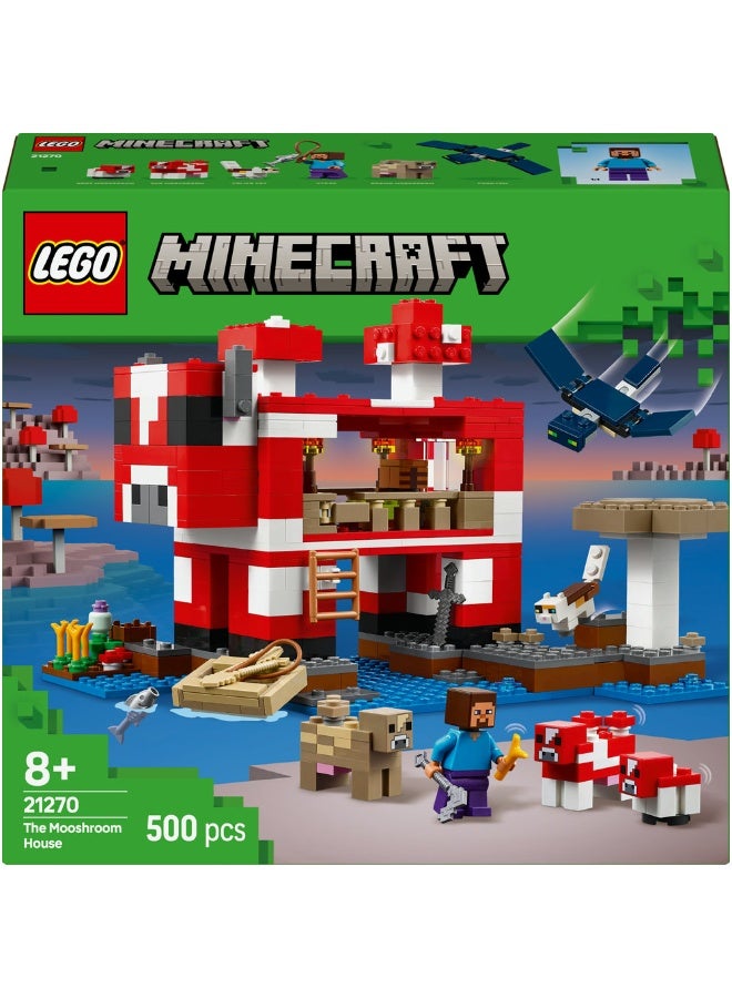 LEGO Minecraft The Mooshroom House 21270 (500) Pieces  - Image 2
