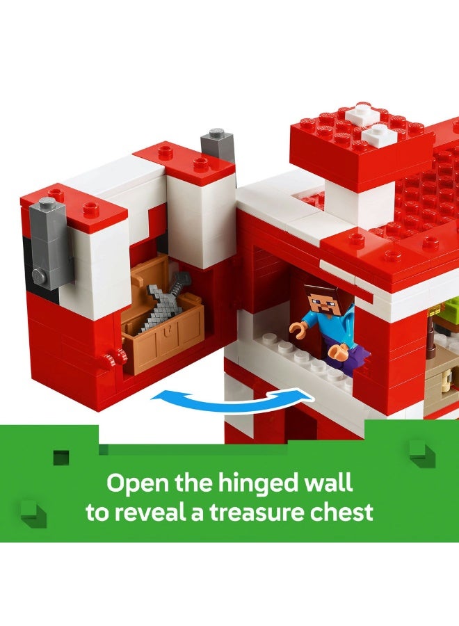 LEGO Minecraft The Mooshroom House 21270 (500) Pieces  - Image 5