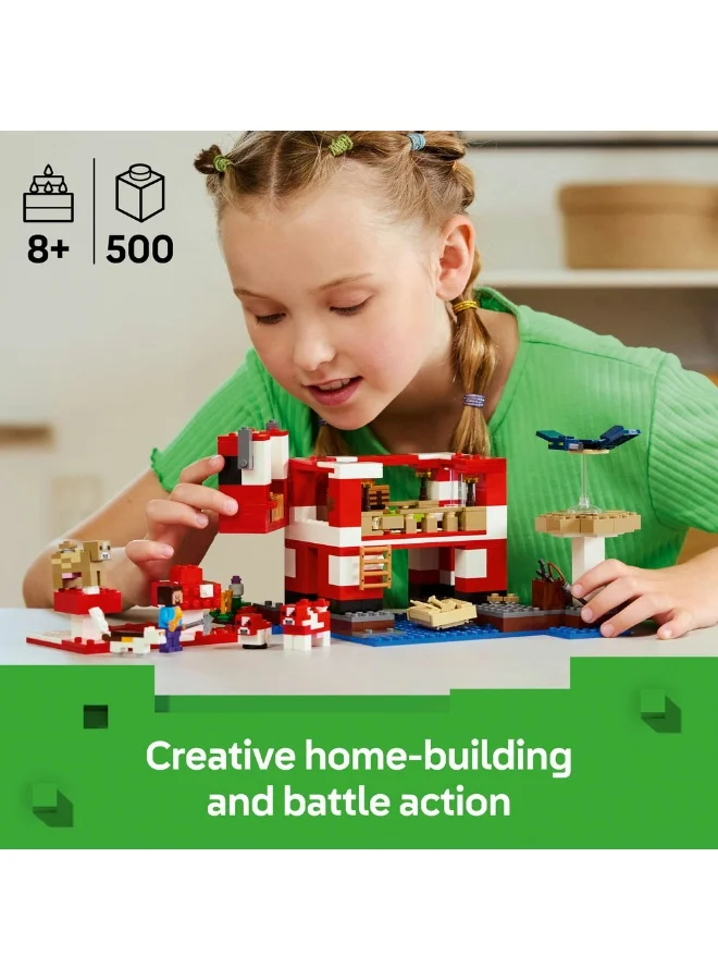 LEGO Minecraft The Mooshroom House 21270 (500) Pieces