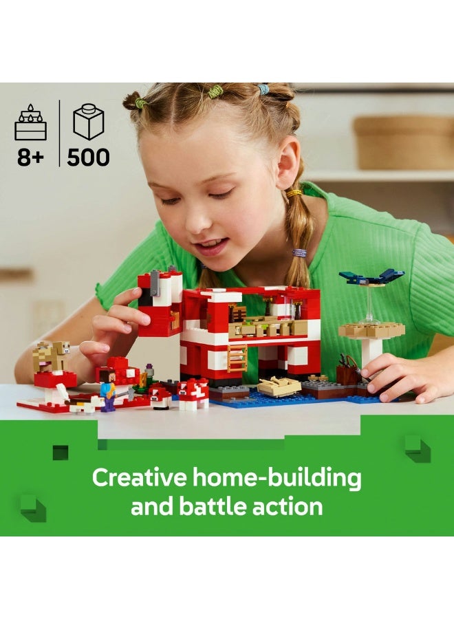 LEGO Minecraft The Mooshroom House 21270 (500) Pieces  - Image 3