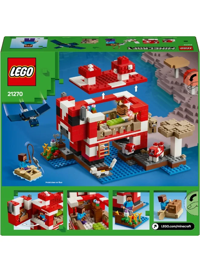 LEGO Minecraft The Mooshroom House 21270 (500) Pieces