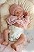 Zero Pam Silicone Baby Dolls Full Body19 Lifelike Reborn Baby Dolls Girl Realistic Babys Doll Anatomically Correct Girl Sleeping Newborn Babies Doll Reborn Babies Real Life Babys for Girls - Image 2