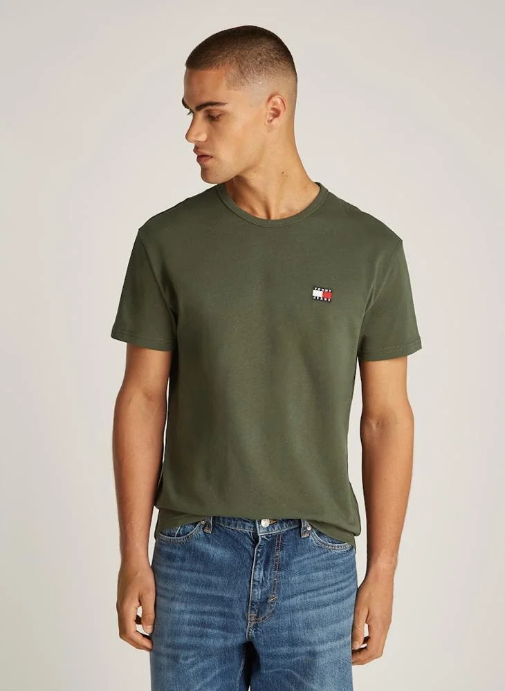 TOMMY JEANS Logo Print  Crew Neck T-Shirt