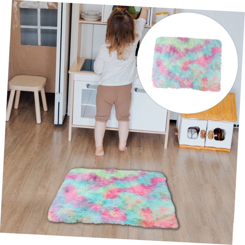 Plush Dog Bed Soft Warm Pet Mat Puppy Cushion Liner Washable - Image 5