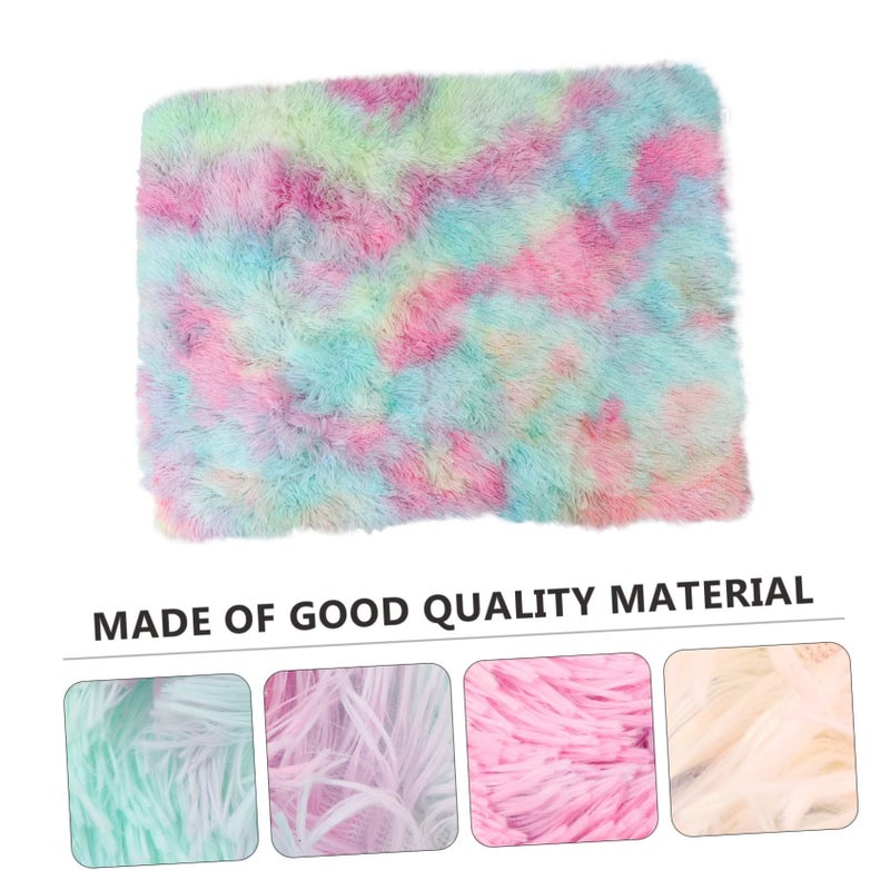 Plush Dog Bed Soft Warm Pet Mat Puppy Cushion Liner Washable - Image 3