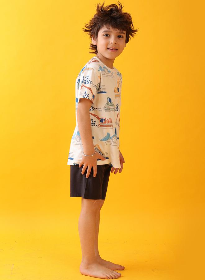 Anthrilo All-Over Print Short Sleeve T-Shirt and Shorts Set - Image 1