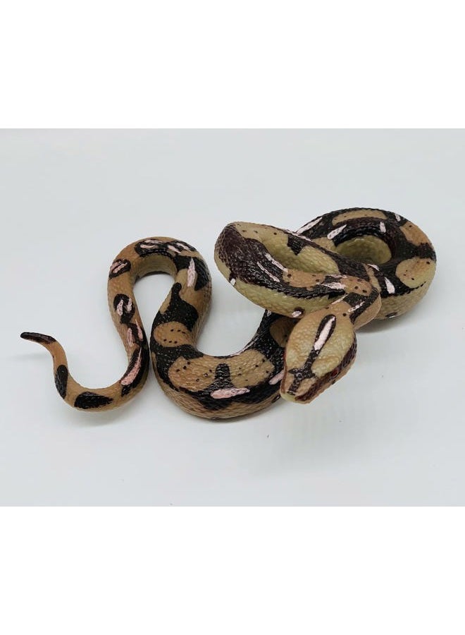 Higherbros Snake Toys Scary Prank Boa Constrictor Python Animal Figures Gag Gifts Halloween Decorations for Children's Animal Figurines Toys for Home and Garden Decorating - Image 5