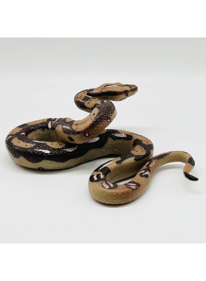 Higherbros Snake Toys Scary Prank Boa Constrictor Python Animal Figures Gag Gifts Halloween Decorations for Children's Animal Figurines Toys for Home and Garden Decorating - Image 3