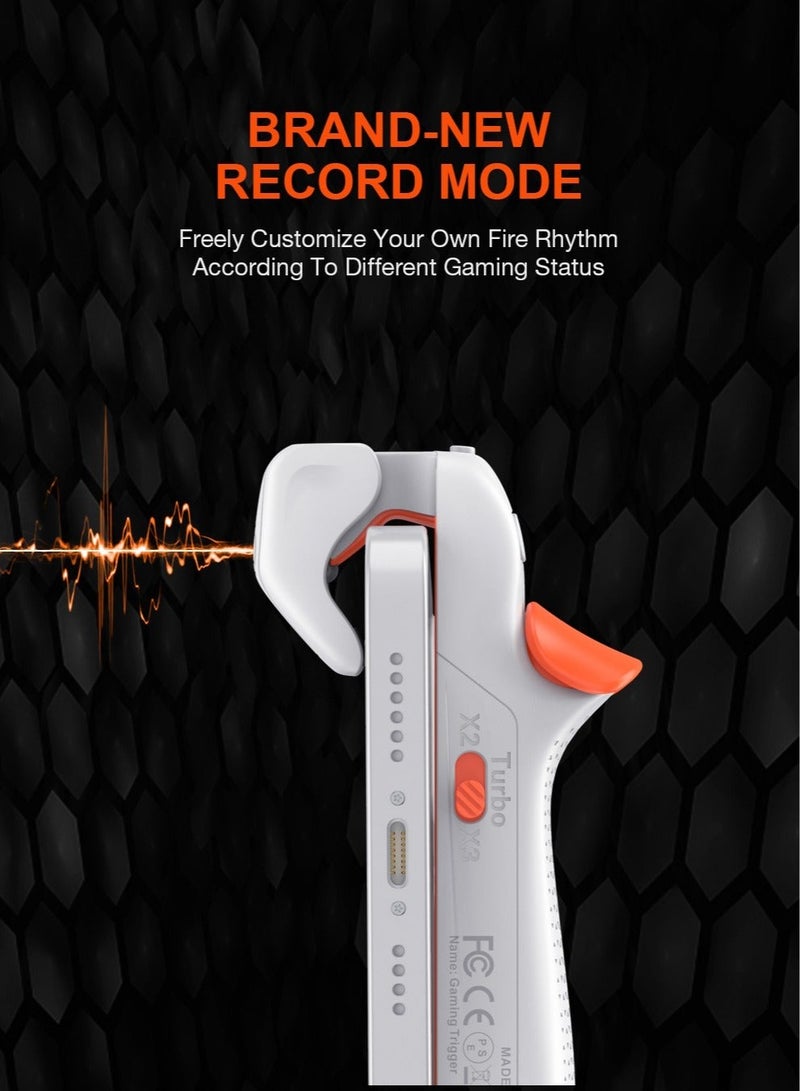 BIGBIG WON M1 Mobile Shooting Gaming Button Triggers Gamepad with Vibration for PUBG Game Controller Joystick for PUBG White - Image 5