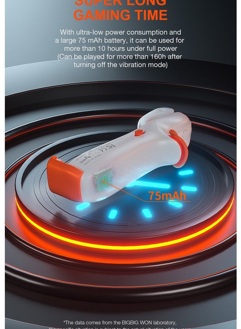 BIGBIG WON M1 Mobile Shooting Gaming Button Triggers Gamepad with Vibration for PUBG Game Controller Joystick for PUBG White - Image 2