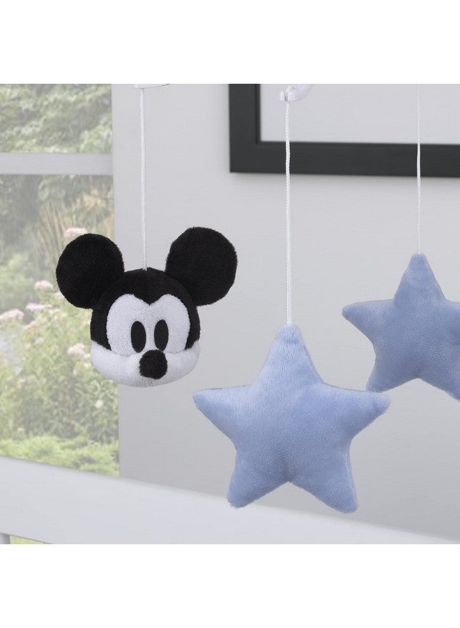 Disney Mickey Mouse - Timeless Mickey Mouse & Stars Musical Mobile, Light Blue, Black, White - Image 3