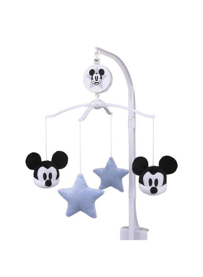 Disney Mickey Mouse - Timeless Mickey Mouse & Stars Musical Mobile, Light Blue, Black, White - Image 1