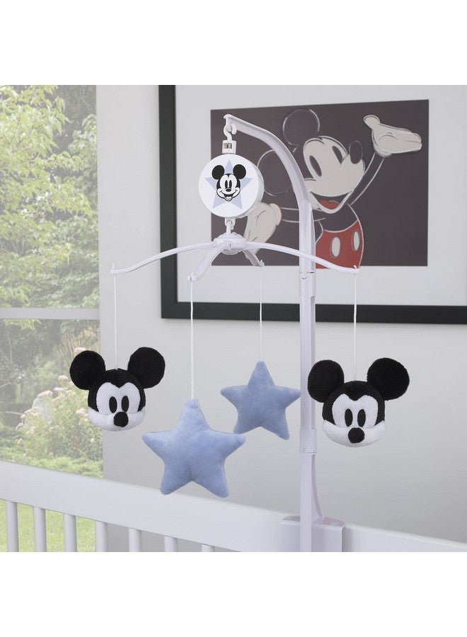 Disney Mickey Mouse - Timeless Mickey Mouse & Stars Musical Mobile, Light Blue, Black, White - Image 2