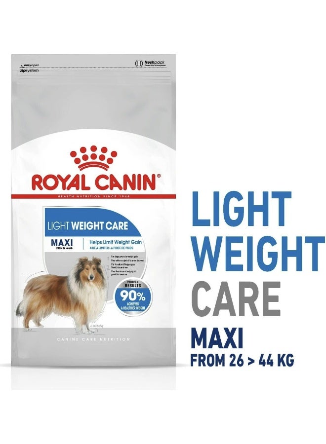 ROYAL CANIN رويال كانين للعناية بتغذية الكلاب ماكسي لايت وايت كير 12 كجم - Image 2