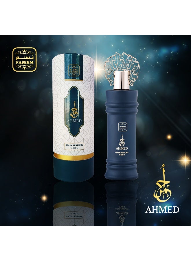 Naseem Ahmed Aqua Parfume for Men - 100ml - Image 2
