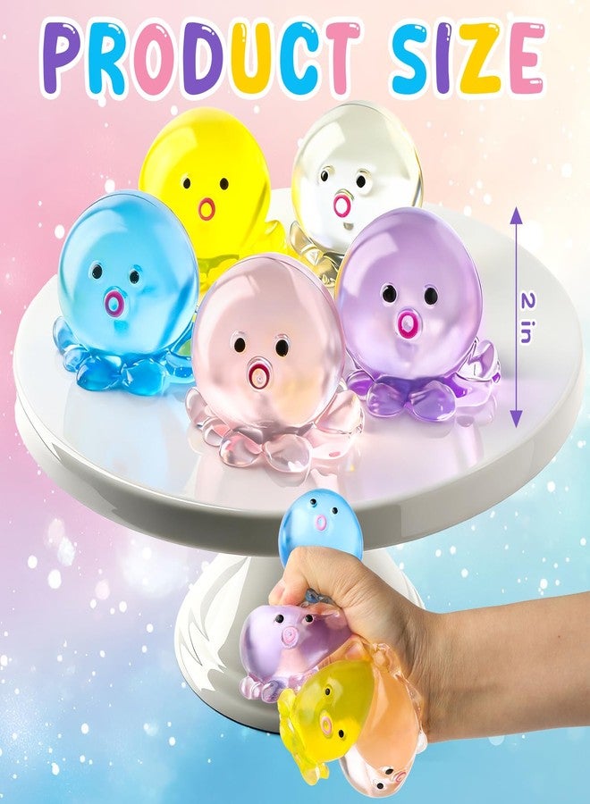 Seozio Octopus Squishy Stress Ball, Sensory Fidget Toy for ADHD - Image 2