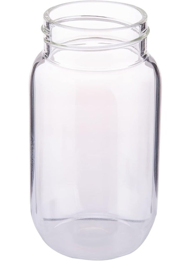 AKDC Glass Bottle L(6cm) xW(6cm) xH(12cm) Transparent - Image 3