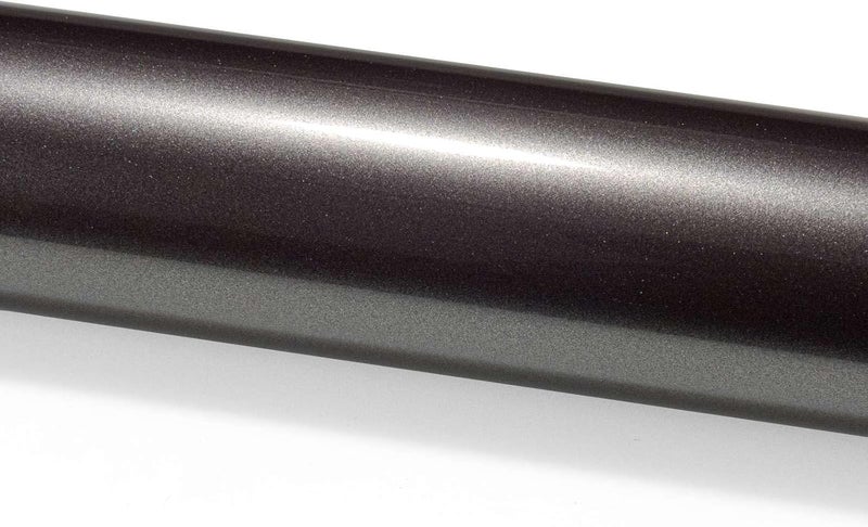 EZAUTO WRAP 12"x60" (قدم واحد × 5 أقدام) فيلم تغليف سيارات ذاتي اللصق من الفينيل فائق اللمعان المعدني باللون الرمادي الفولاذي PET، تقنية إزالة الهواء الخالية من الفقاعات مع مجموعة الأدوات - Image 3