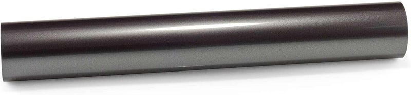 EZAUTO WRAP 12"x60" (قدم واحد × 5 أقدام) فيلم تغليف سيارات ذاتي اللصق من الفينيل فائق اللمعان المعدني باللون الرمادي الفولاذي PET، تقنية إزالة الهواء الخالية من الفقاعات مع مجموعة الأدوات - Image 2