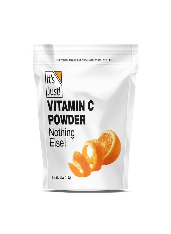 It's Just! Vitamin C Powder 100% Pure Ascorbic Acid Food Grade Immune Support Homemade Cosmetics (11Oz) - Image 1