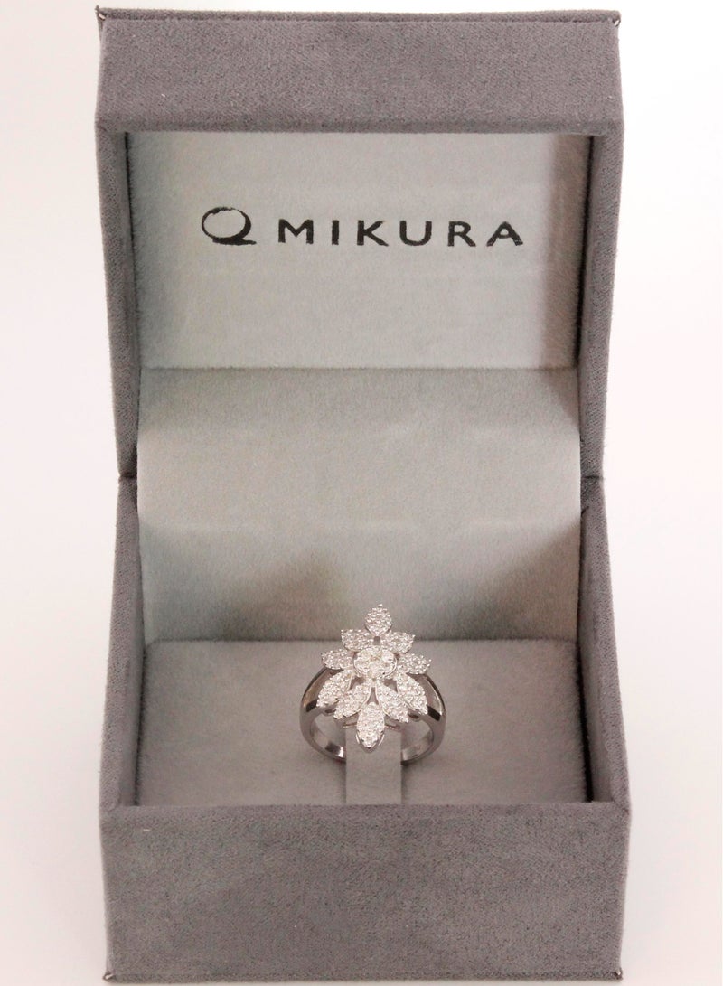 MIKURA Ring, D 1.07CT, G/H Color, SI/I, 18KW  - Image 3