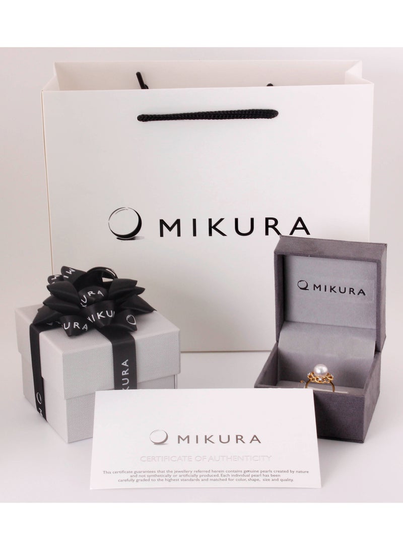 MIKURA Ring, D 1.07CT, G/H Color, SI/I, 18KW  - Image 5