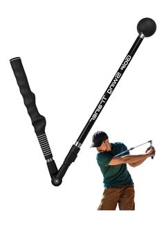 Excefore Golf Swing Trainer aid, Golf Training aid to Improve Hinge, Forearm Rotation, Shoulder turna and Grip.Portable Collapsible Swing Trainer Equipped with Golf Grip Trainer, for Improved Rhythm  - Image 1