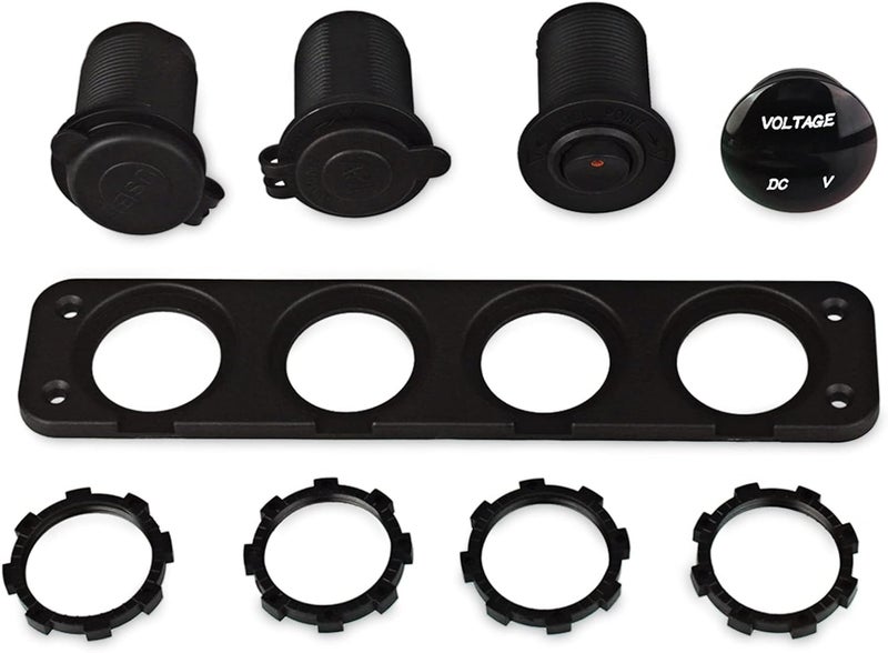 Wivplex 12V Marine Switch Panel with Dual USB Charger - Image 4