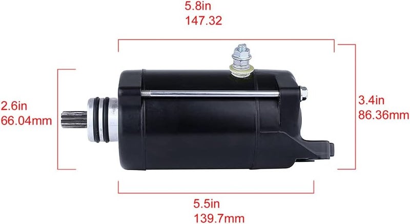 Rareelectrical New Starter for Seadoo GTX DI 951CC (1998-2003) - Image 3