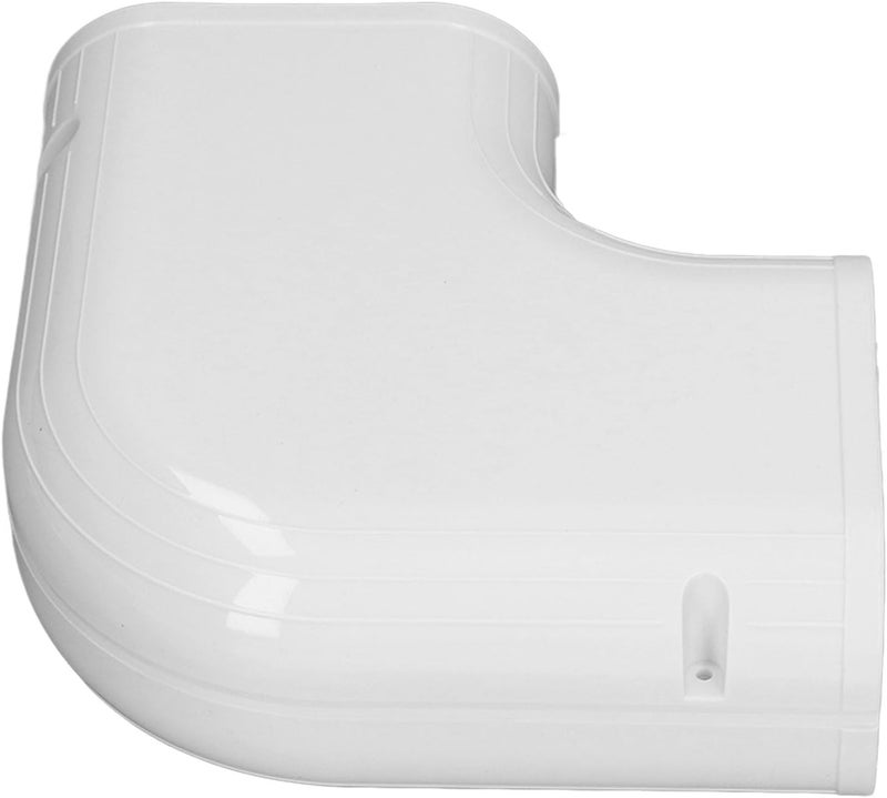 Flat Elbow Tube Wrap, AC Line Cover Durable Decorative PVC -Wide Series Usable Paintable - Image 3