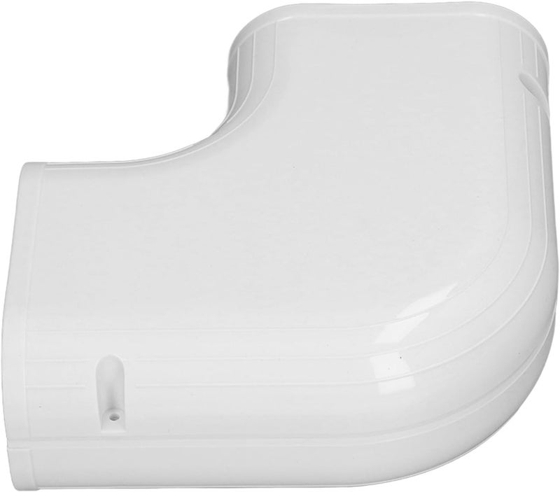 Flat Elbow Tube Wrap, AC Line Cover Durable Decorative PVC -Wide Series Usable Paintable - Image 2