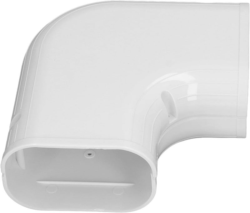 Flat Elbow Tube Wrap, AC Line Cover Durable Decorative PVC -Wide Series Usable Paintable - Image 1