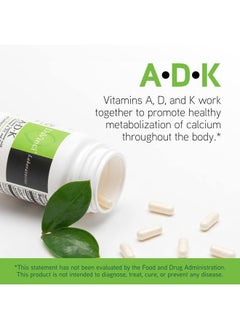 Davinci DaVinci Labs ADK - Helps Support Bone, Heart & Immune Health* - Dietary Supplement with Vitamins A, D3 & K2 (as MK-7) - Vegetarian, Gluten Free & Soy Free - 60 Capsules  - Image 3