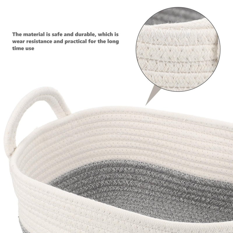3Pcs Cotton Woven Rope Pet Storage Basket Organizer Box For Dog Home Use - Image 4